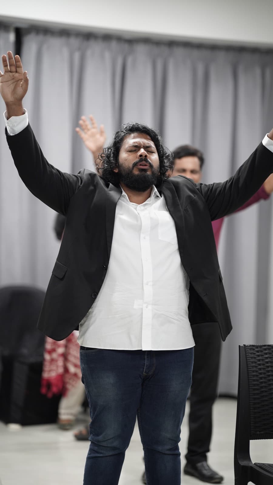 Worship on a Sunday morning
