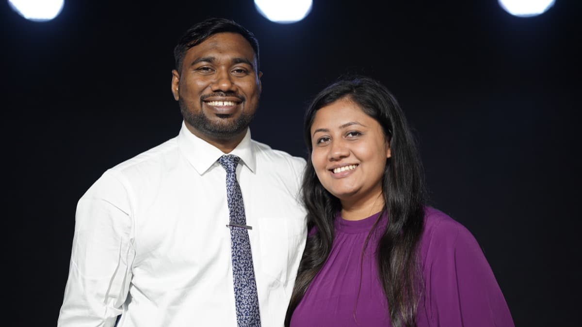Presty Varghese and Sheba Mathew, lead pastors